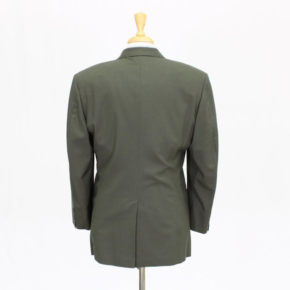 Brooks Brothers 40S 32x27 Green Solid 2-Button Suit R234 - Picture 9 of 15